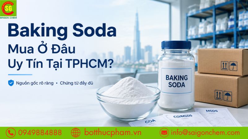 Baking Soda Mua Ở Đâu Uy Tín Tại TPHCM?